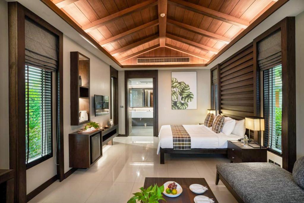 Posezení v ubytování Khanom Beach Resort And Spa