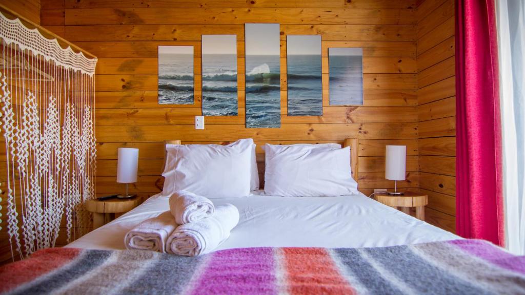 Postel nebo postele na pokoji v ubytování Hostel Moreno