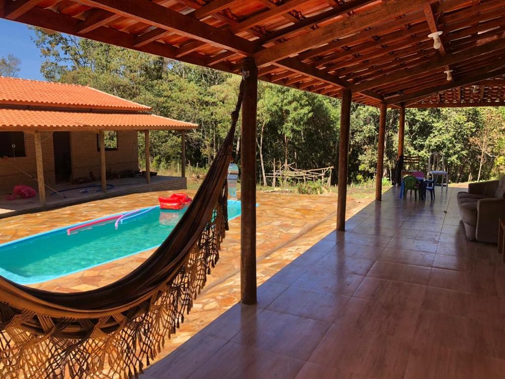  Recanto a 2 Km do centro de São Thomé com piscina no meio a natureza