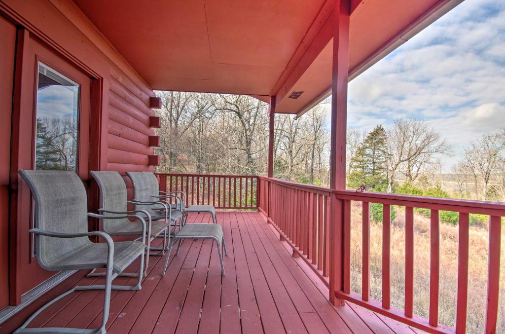 Large Cabin with Deck Overlooking Norfork Lake!