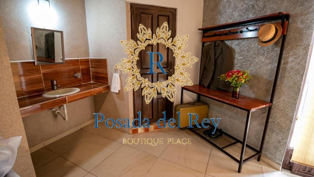 Koupelna v ubytování Casa De Rey