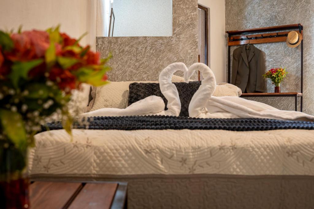 Postel nebo postele na pokoji v ubytování Casa De Rey