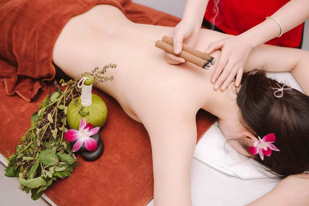 Lázně a/nebo wellness v ubytování Reyna Hotel Hanoi & Spa