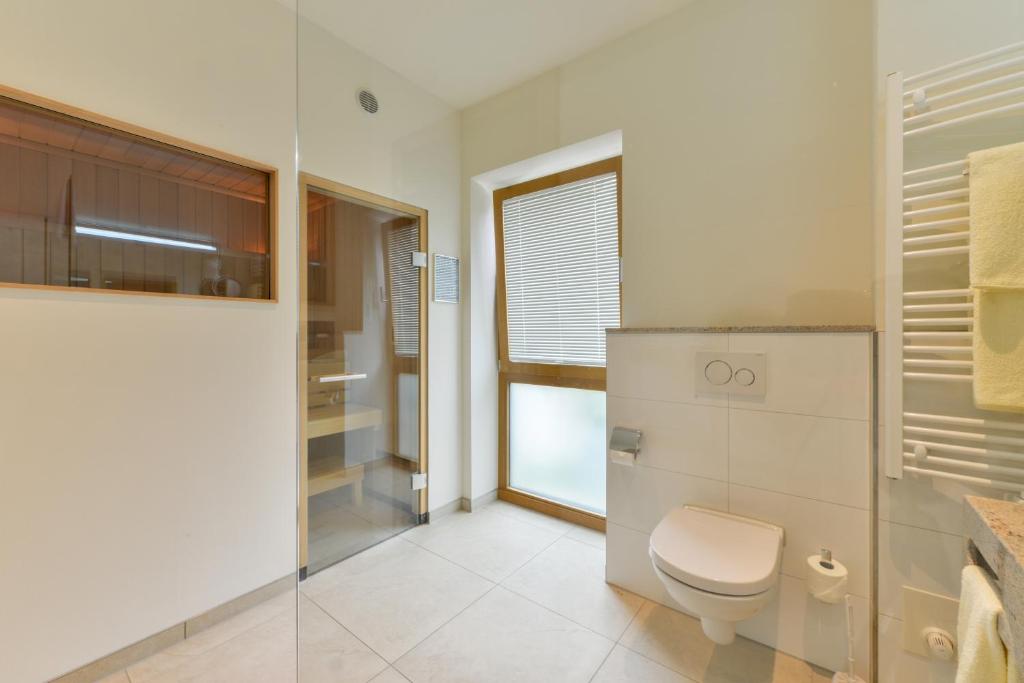 Koupelna v ubytování Hotel Pöker