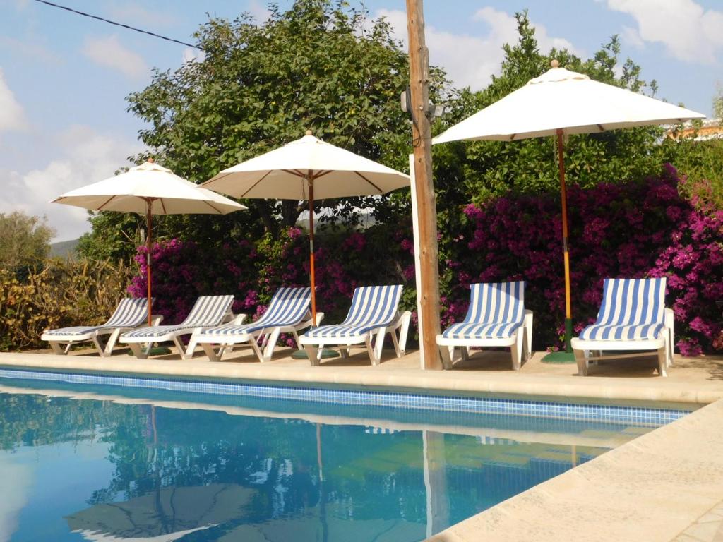 Bazén v ubytování Elegant Villa in Sant Miquel de Balansat with Private Pool nebo v jeho okolí