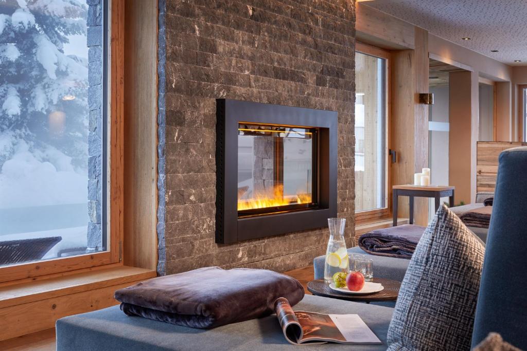 Posezení v ubytování Hotel Sonnenspitze