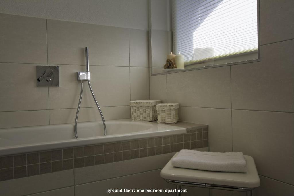 Koupelna v ubytování Ferienhaus Alpenjuwel
