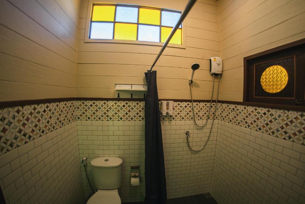 Koupelna v ubytování Suankaew​ art​ hostel​