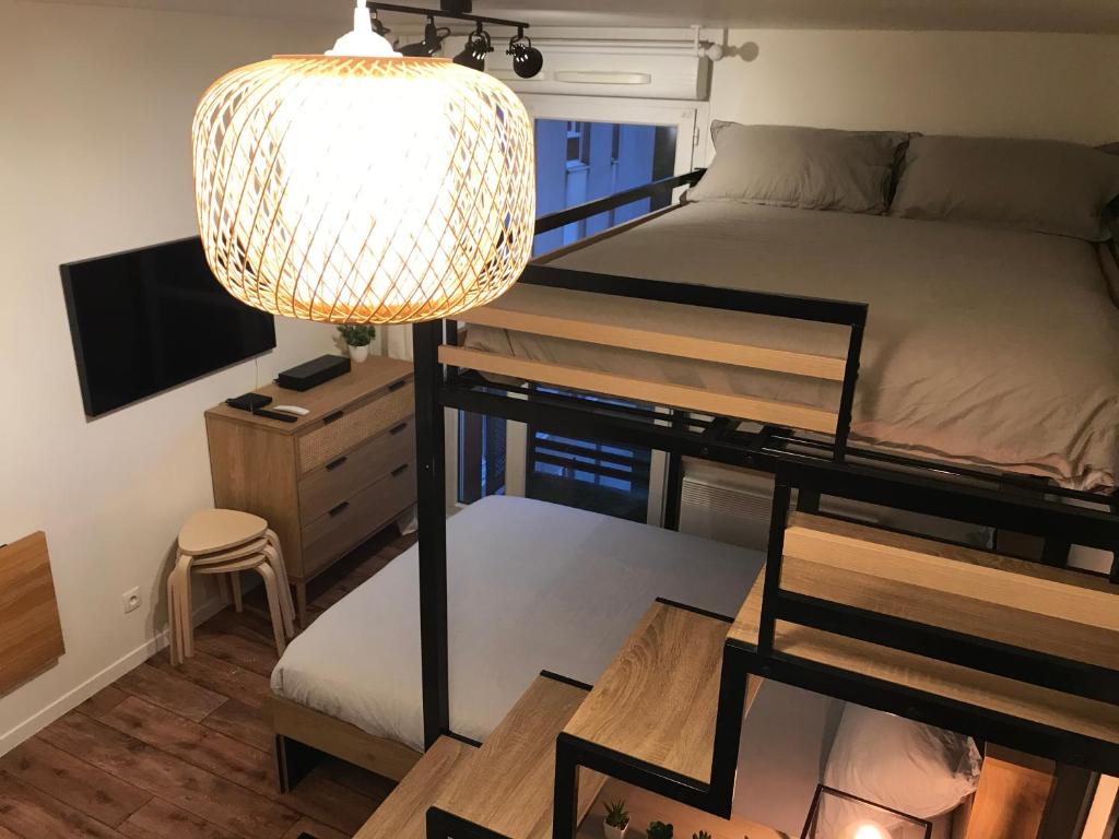 Studio cosy Disney/Paris. RER Val d’Europe à 150m - One-Bedroom Apartment