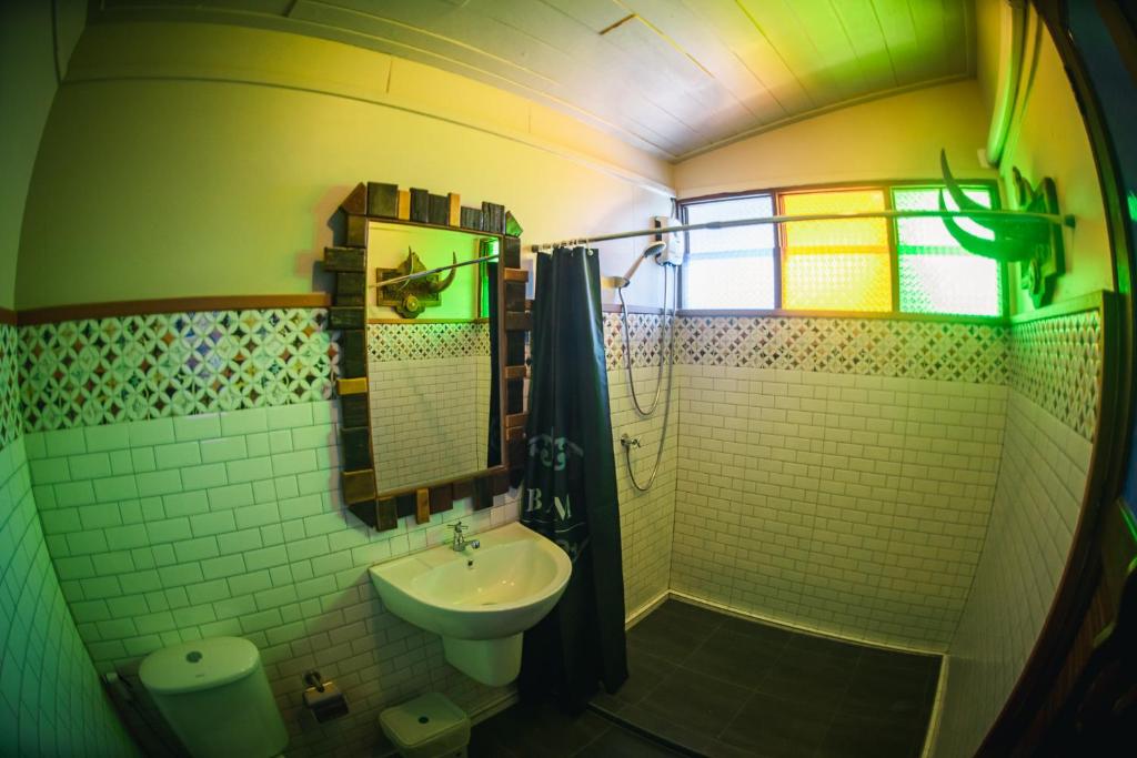 Koupelna v ubytování Suankaew​ art​ hostel​