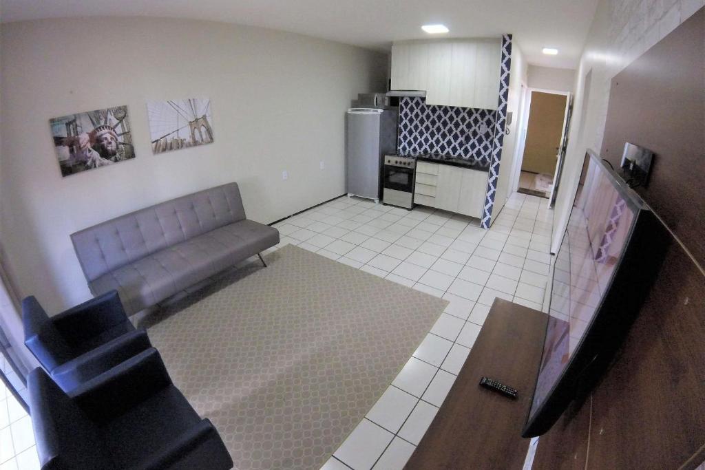  Lindo apartamento condominio beira mar