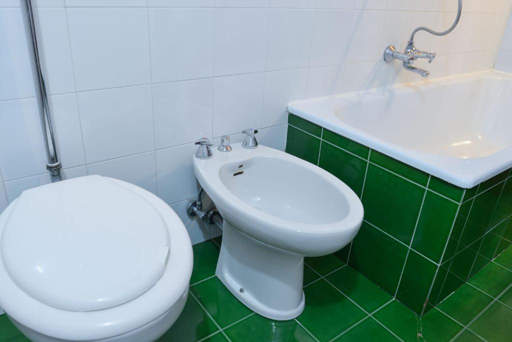 Koupelna v ubytování Res. Marilleva 1400 Apt.Solandra