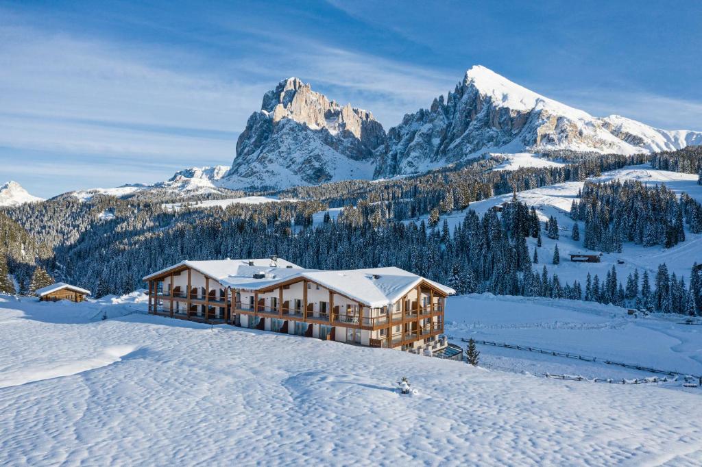 Brunelle Seiser Alm Lodge ziemā