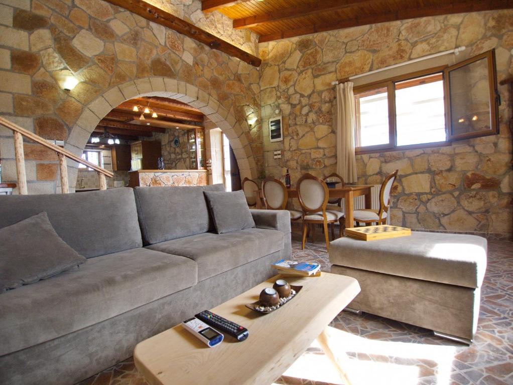 Posezení v ubytování Villa Vangelis Stylos Crete
