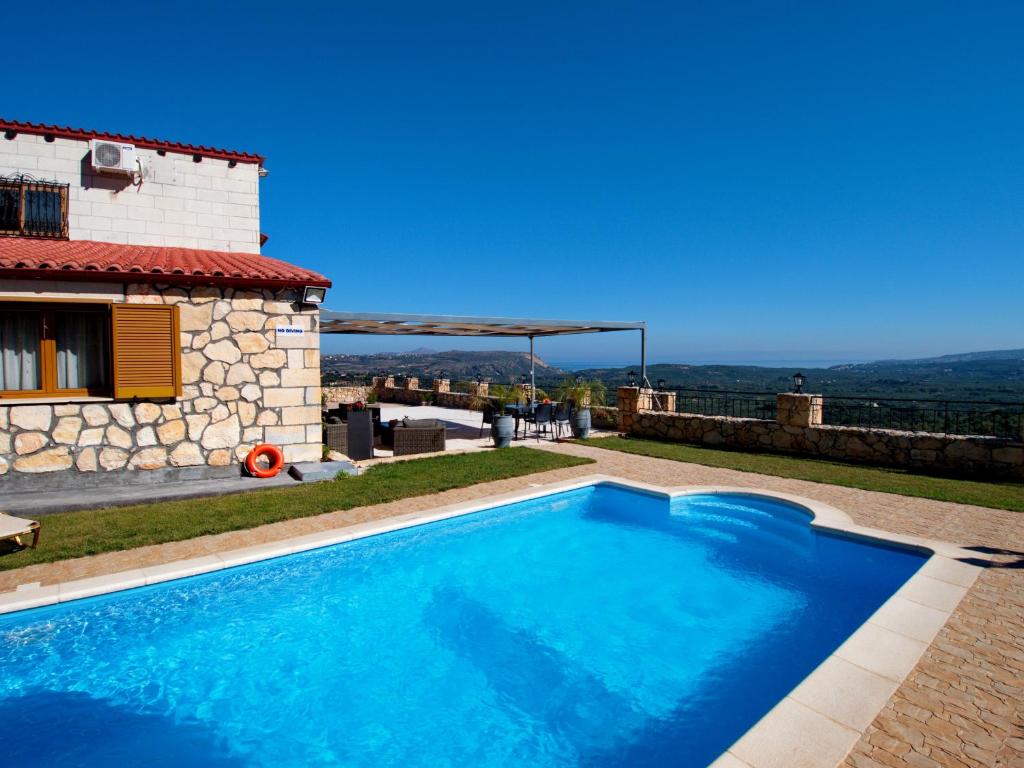 Bazén v ubytování Villa Vangelis Stylos Crete nebo v jeho okolí
