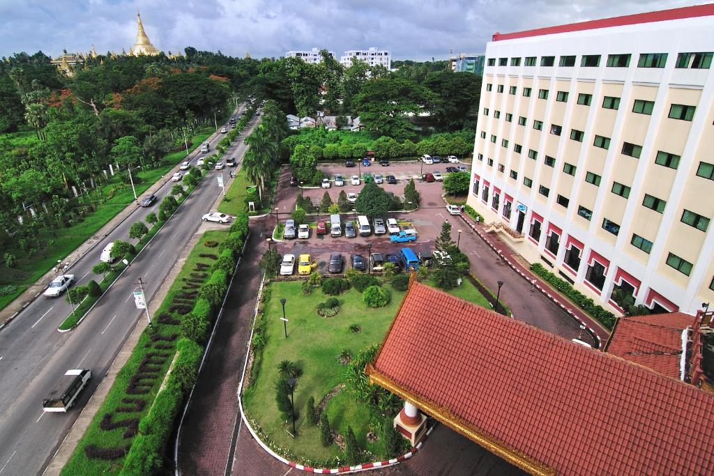 Letecký snímek ubytování Summit Parkview Yangon
