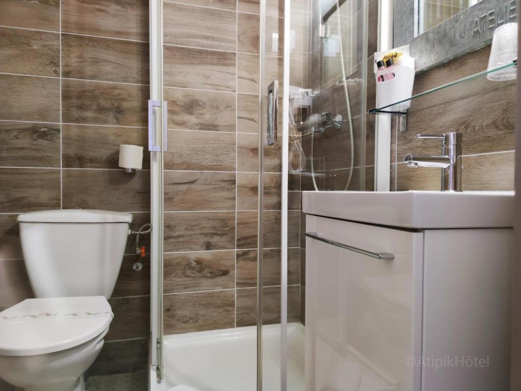 Koupelna v ubytování Atipik Hôtel