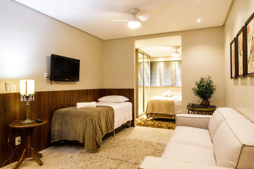 Apto de 1 quarto para 4 pessoas na melhor localização de Gramado  Apto de 1 quarto para 4 pessoas na melhor localização de Gramado