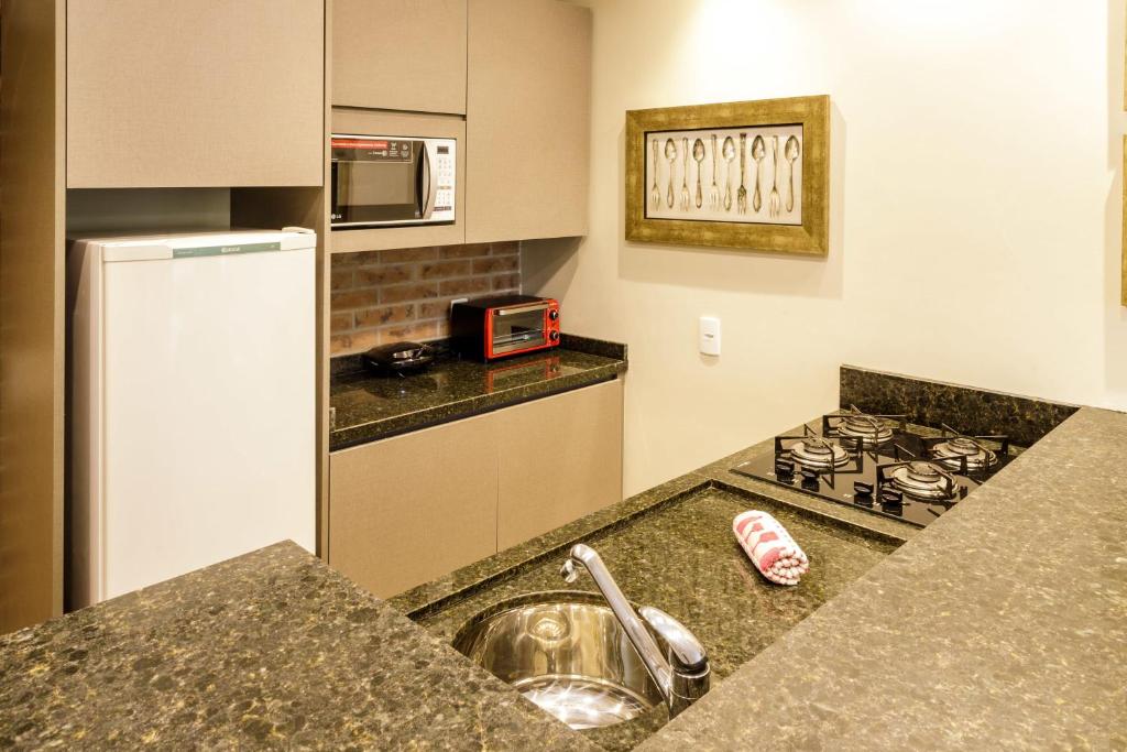 Apto de 1 quarto para 4 pessoas na melhor localização de Gramado  Apto de 1 quarto para 4 pessoas na melhor localização de Gramado