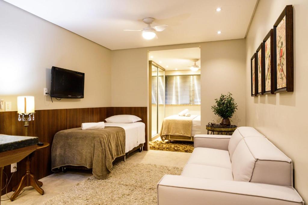 Apto de 1 quarto para 4 pessoas na melhor localização de Gramado  Apto de 1 quarto para 4 pessoas na melhor localização de Gramado