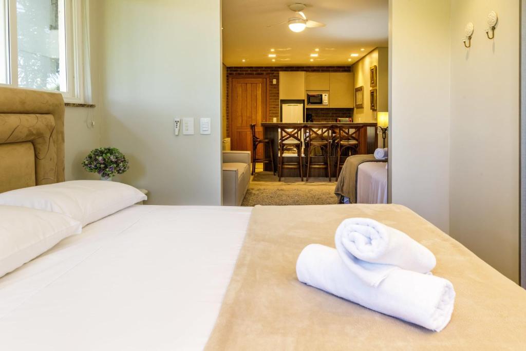 Apto de 1 quarto para 4 pessoas na melhor localização de Gramado  Apto de 1 quarto para 4 pessoas na melhor localização de Gramado