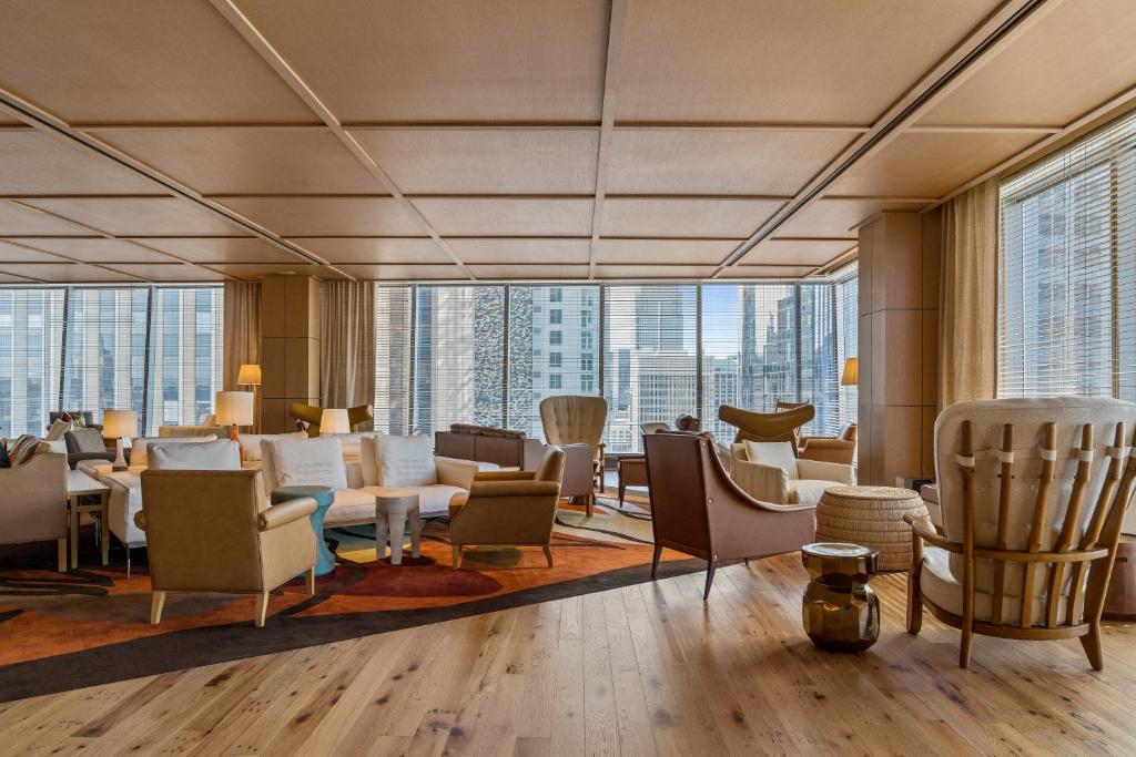 Posezení v ubytování Lotte Hotel Seattle