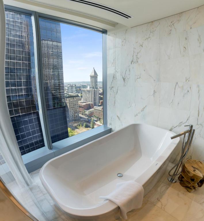 Koupelna v ubytování Lotte Hotel Seattle