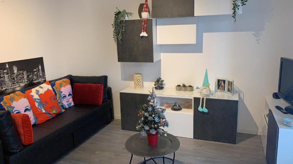 Televízia a/alebo spoločenská miestnosť v ubytovaní A casa da Manuela