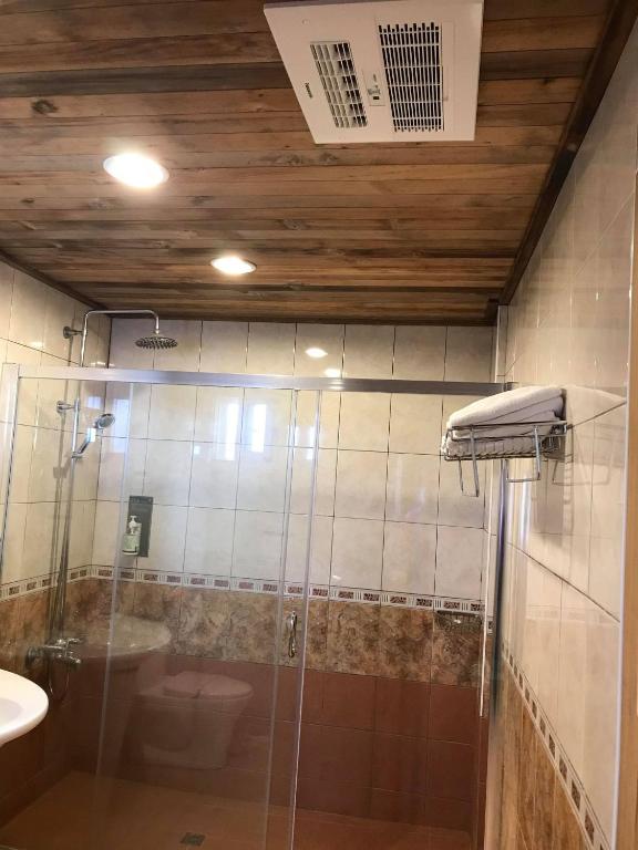 Koupelna v ubytování Star Villa