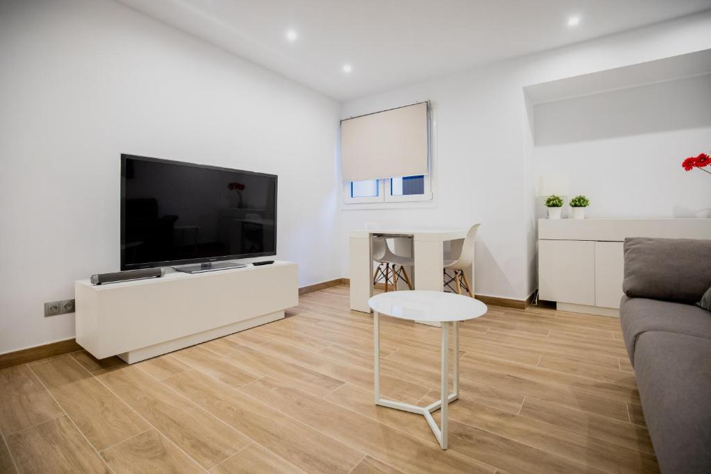 TV a/nebo společenská místnost v ubytování El Niu de Escaldes