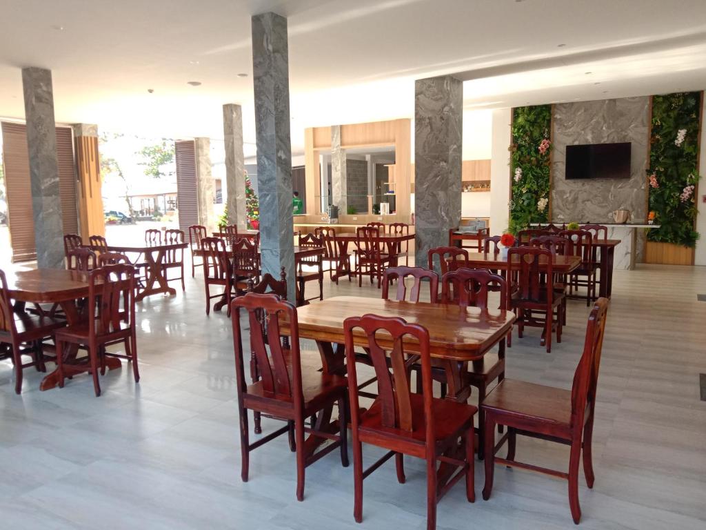 TV a/nebo společenská místnost v ubytování Kaibae Hut Resort
