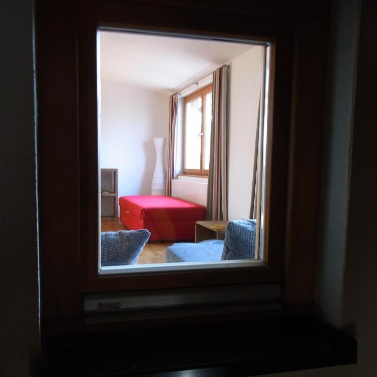 Posezení v ubytování Ferienwohnung Siloblick