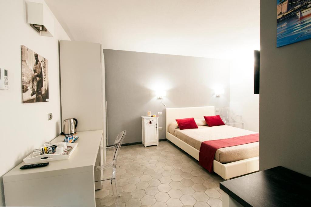 Katil atau katil-katil dalam bilik di Santa Chiara - Il Milese