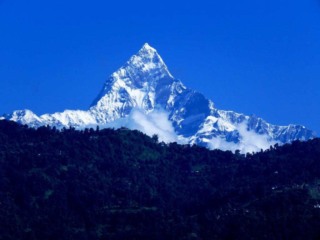 Pemandangan gunung umum atau pemandangan gunung yang diambil dari hotel