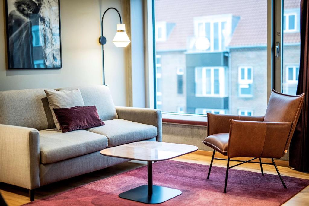 Posezení v ubytování Scandic Kødbyen