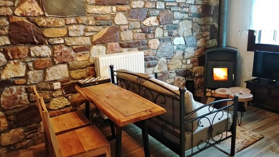 Posezení v ubytování Rustic House