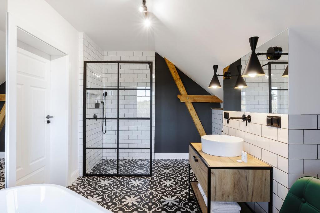 Posteľ alebo postele v izbe v ubytovaní Apartamenty AstoriA
