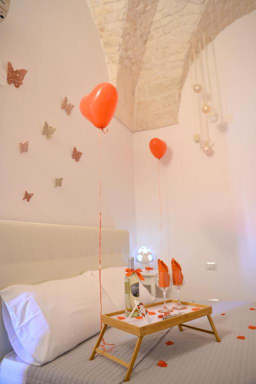 Letto o letti in una camera di Trullo Suite
