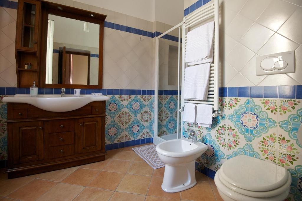 Koupelna v ubytování Divina House B&B