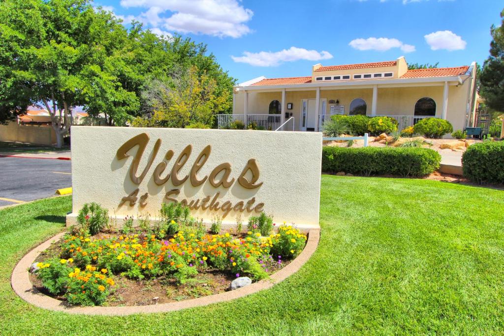 znak dla willi w Zaklęciu w obiekcie Villas at Southgate, a VRI resort w mieście St. George