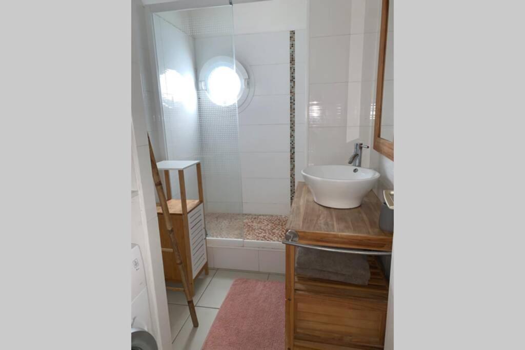 Koupelna v ubytování Appartement Ti Vaniy, T3, Anse Mitan, Trois ilets, Martinique