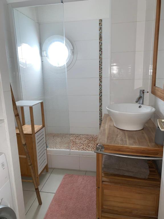 Koupelna v ubytování Appartement Ti Vaniy, T3, Anse Mitan, Trois ilets, Martinique
