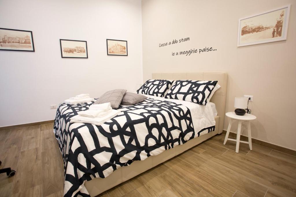 Katil atau katil-katil dalam bilik di B&B LA CHICCA