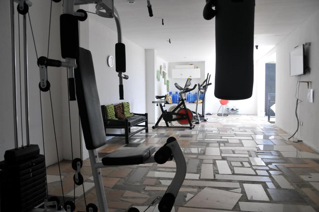 Fitness centrum a/nebo fitness zařízení v ubytování Date & Dine Resort