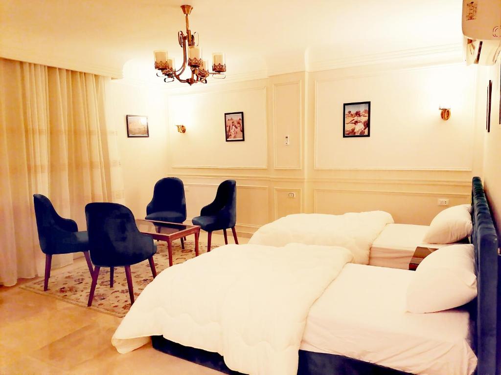 Katil atau katil-katil dalam bilik di Rihana pyramids hotel