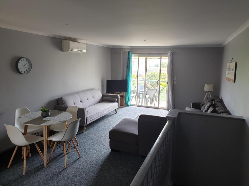 Posezení v ubytování Aqualuna Apartments