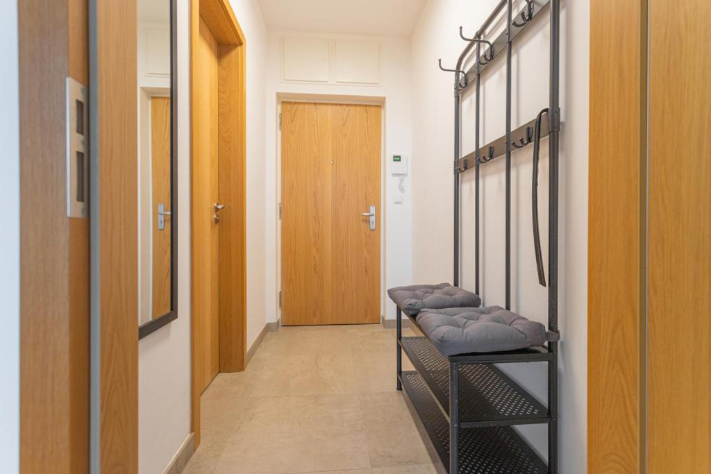 TV a/nebo společenská místnost v ubytování Apartment Oscar with garage