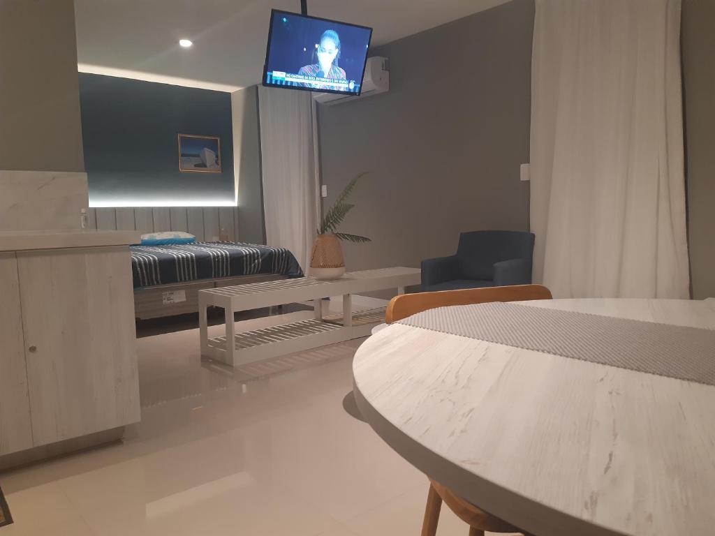  Flat Malu Luxo - A 700 metros da praia do Forte