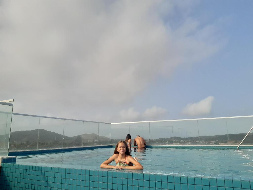  Flat Malu Luxo - A 700 metros da praia do Forte
