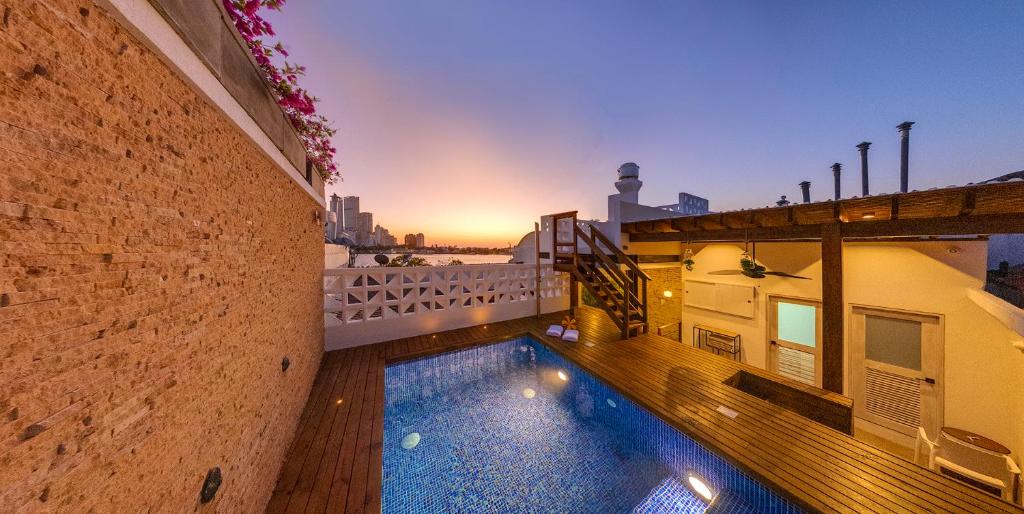 Bazén v ubytování Lunalá Hotel Boutique nebo v jeho okolí